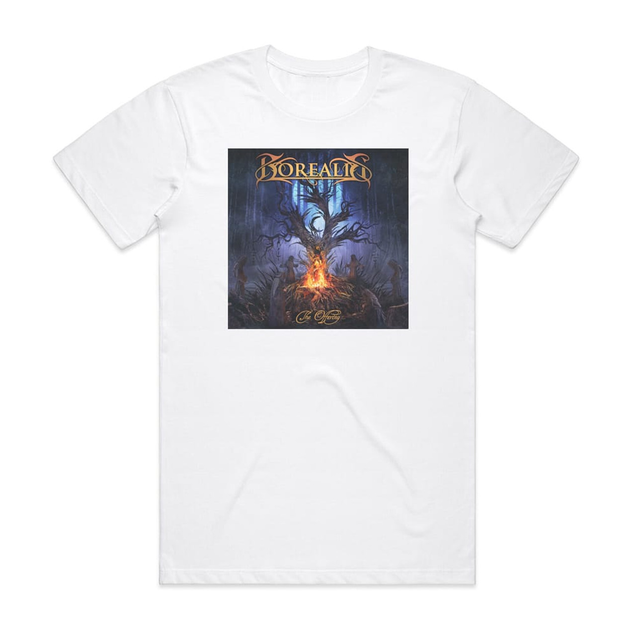 Borealis The Offering Album Cover T-Shirt White