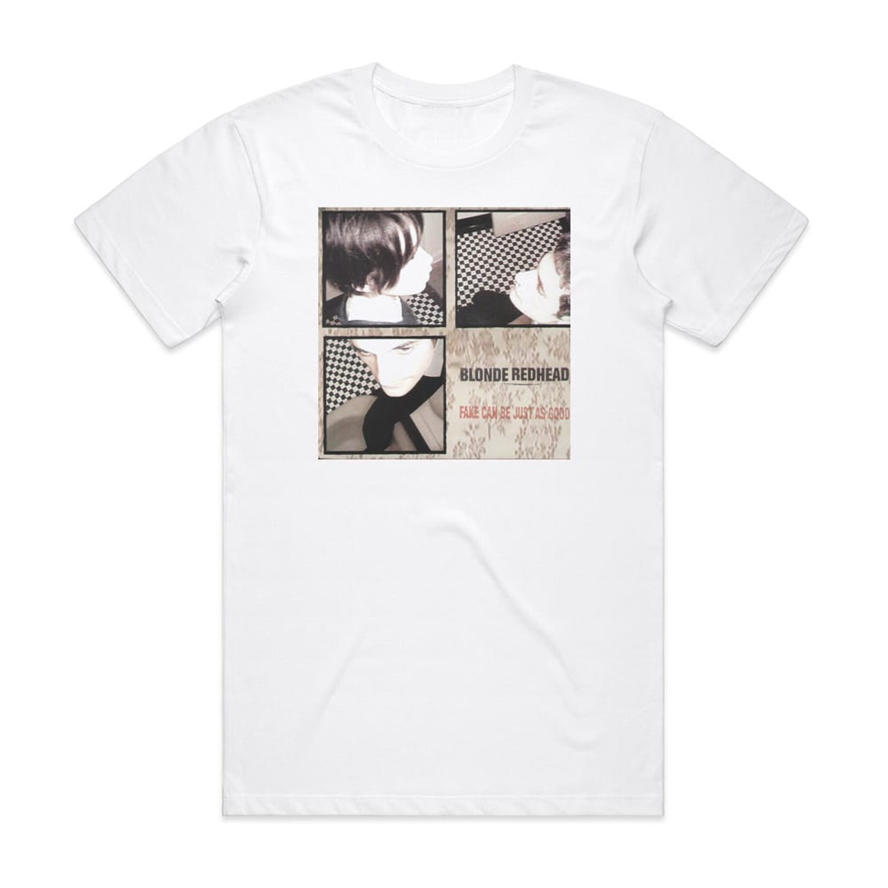 Blonde Redhead Fake Can Be Just As Good Album Cover T-Shirt White