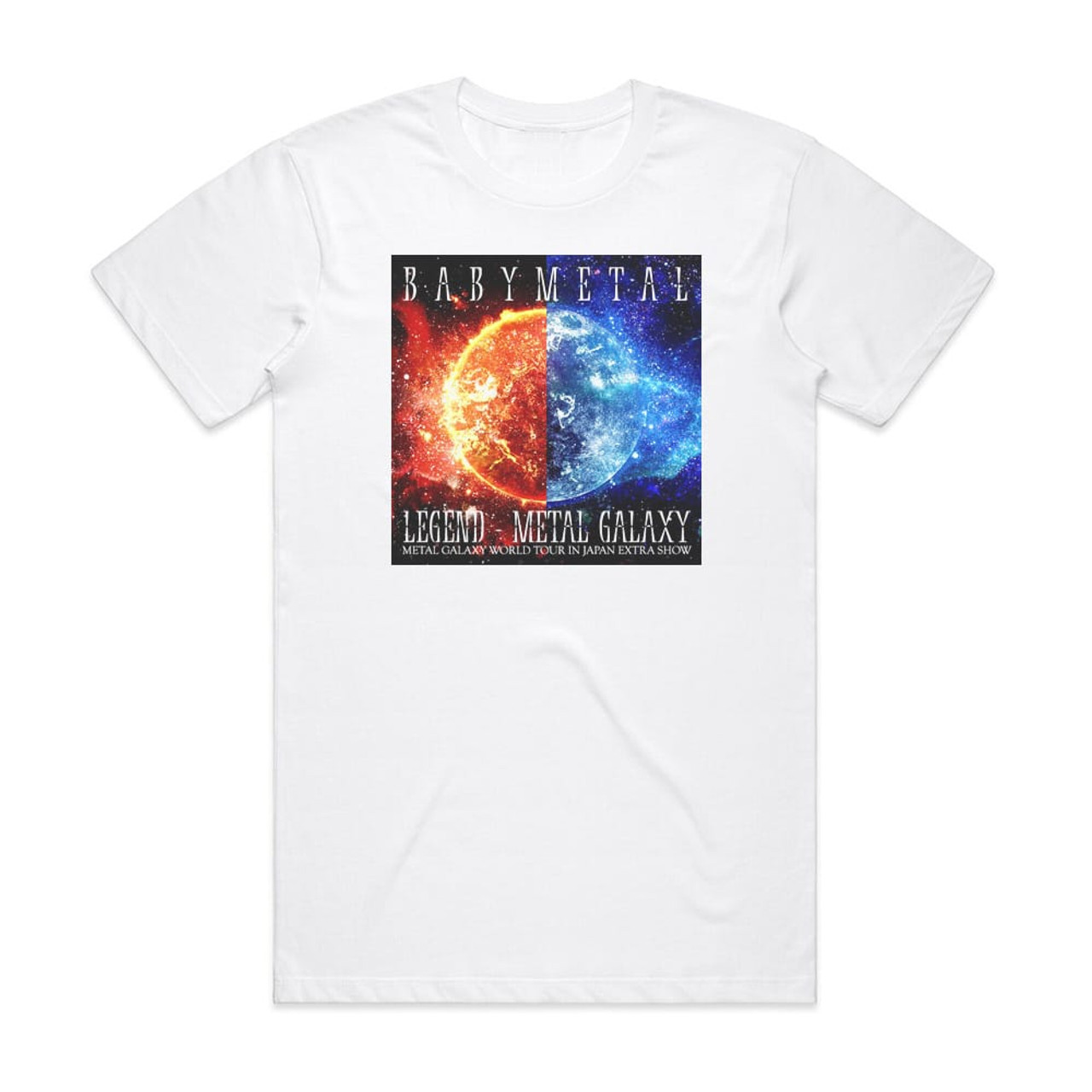 BABYMETAL Legend Metal Galaxy 1 Album Cover T-Shirt White