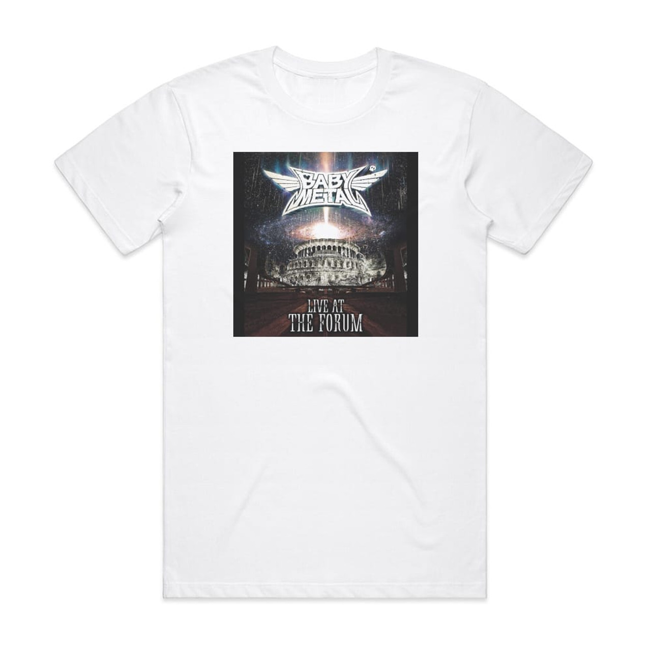 BABYMETAL Live At The Forum 1 Album Cover T-Shirt White