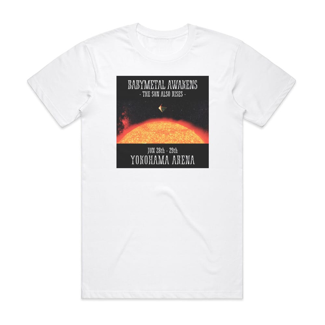 BABYMETAL Babymetal Awakens The Sun Also Rises Album Cover T-Shirt White