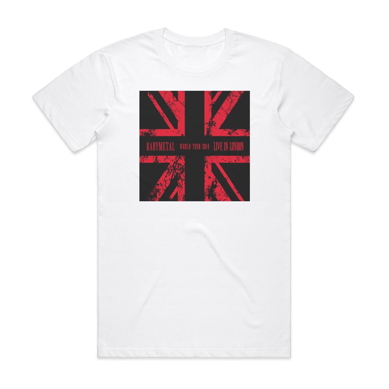 BABYMETAL Live In London Babymetal World Tour 2014 Album Cover T-Shirt White