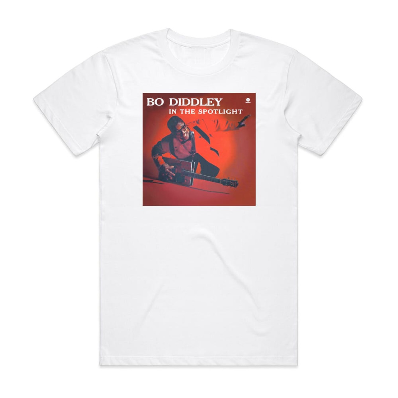 Bo Diddley Bo Diddley In The Spotlight Album Cover T-Shirt White