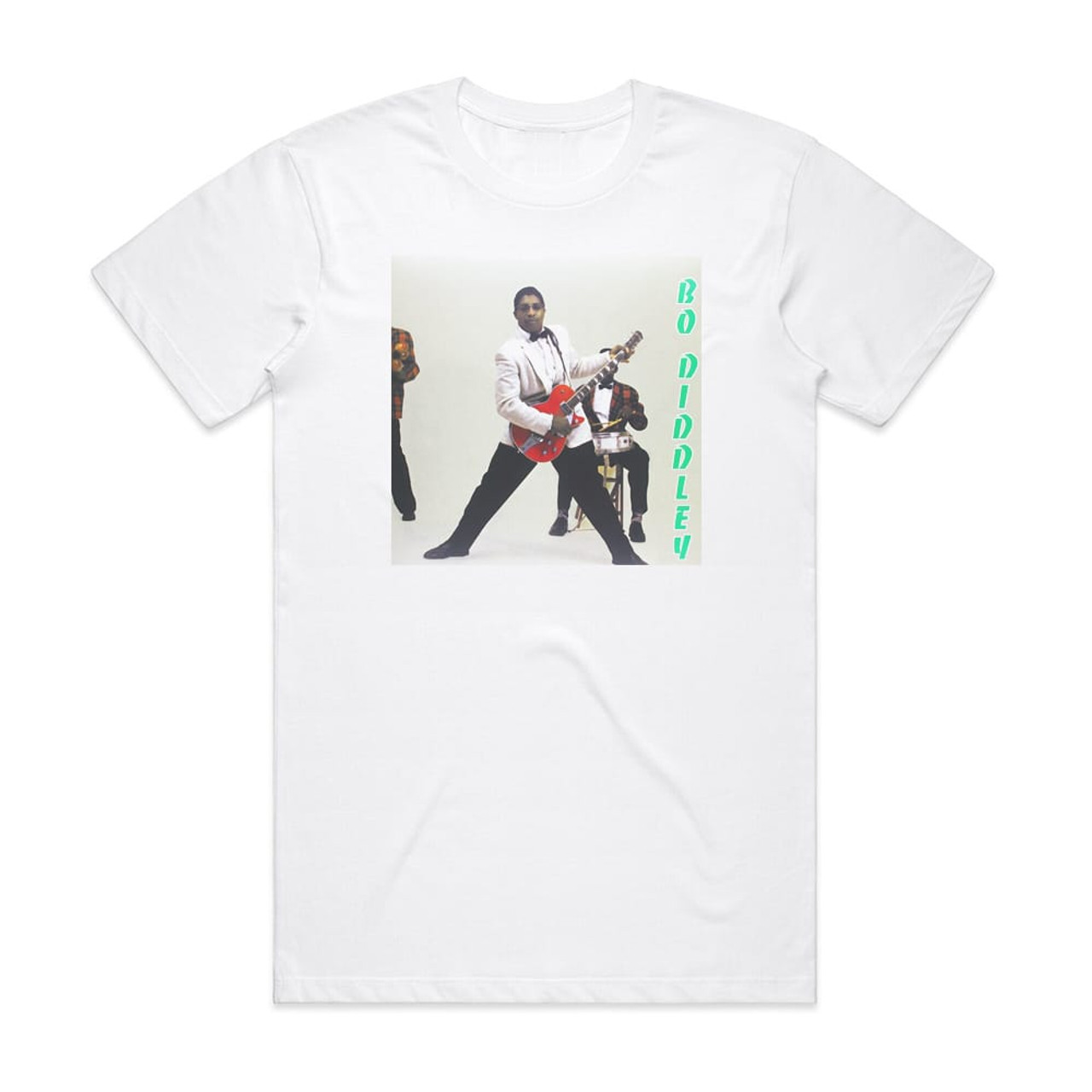 Bo Diddley Bo Diddley 1 Album Cover T-Shirt White