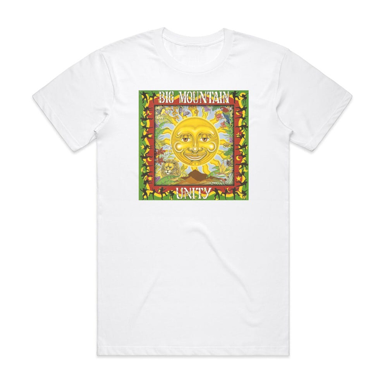 Big Mountain Unity Album Cover T-Shirt White