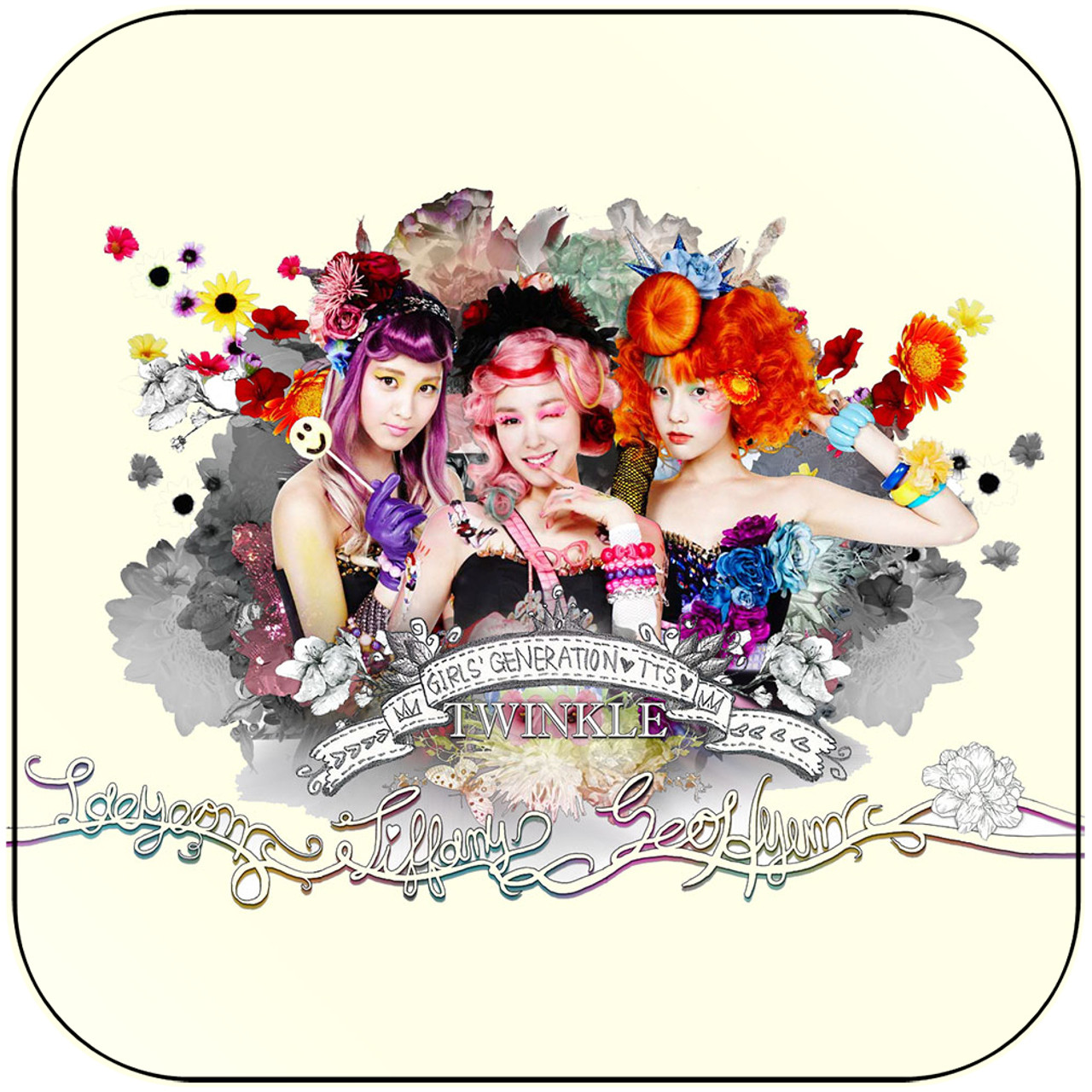 Girls Generation-TTS - Twinkle Ep By Album Cover Sticker