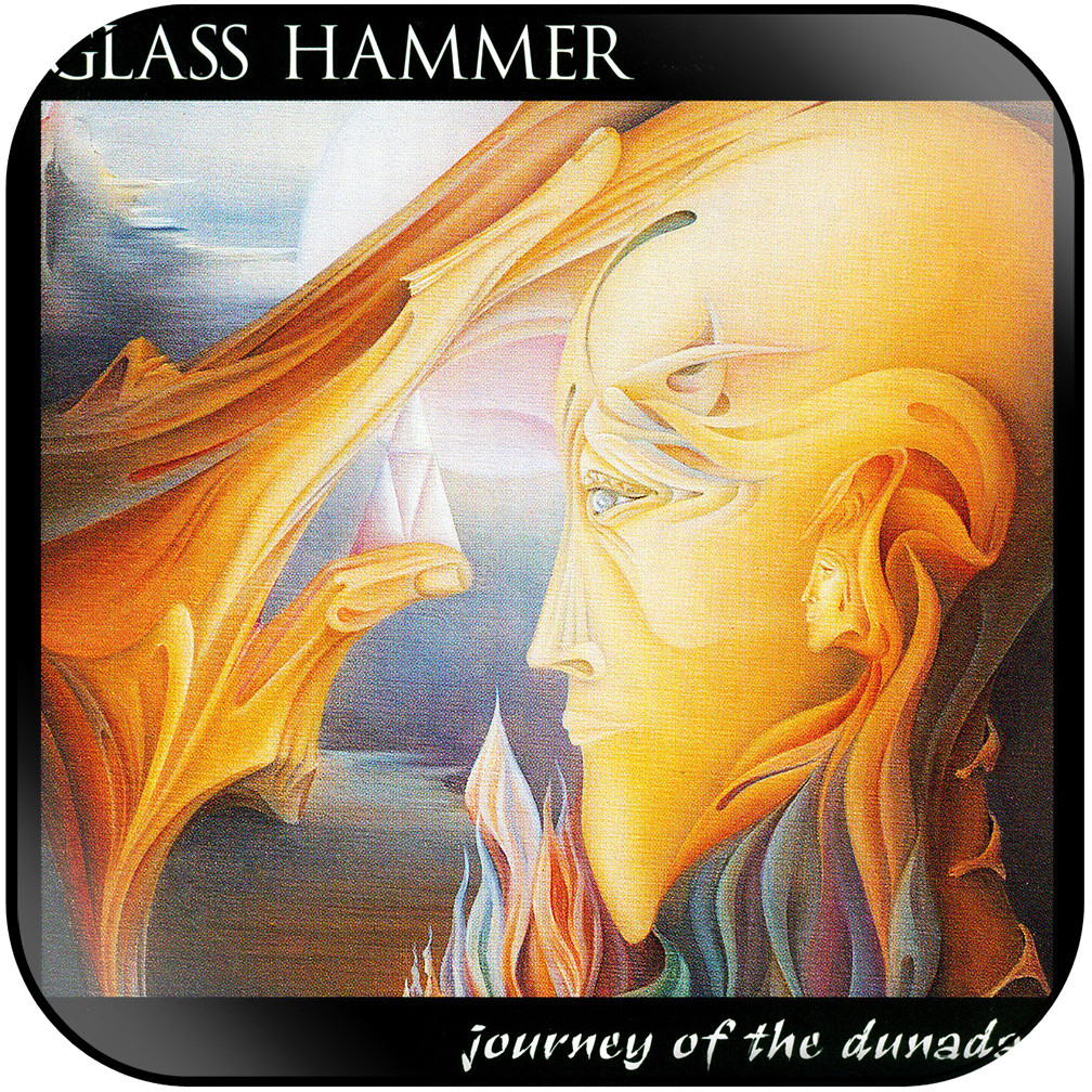 Glass Hammer Journey Of The Dunadan Album Cover Sticker It was the last album with singer carl groves before his departure from the band. album cover stickers