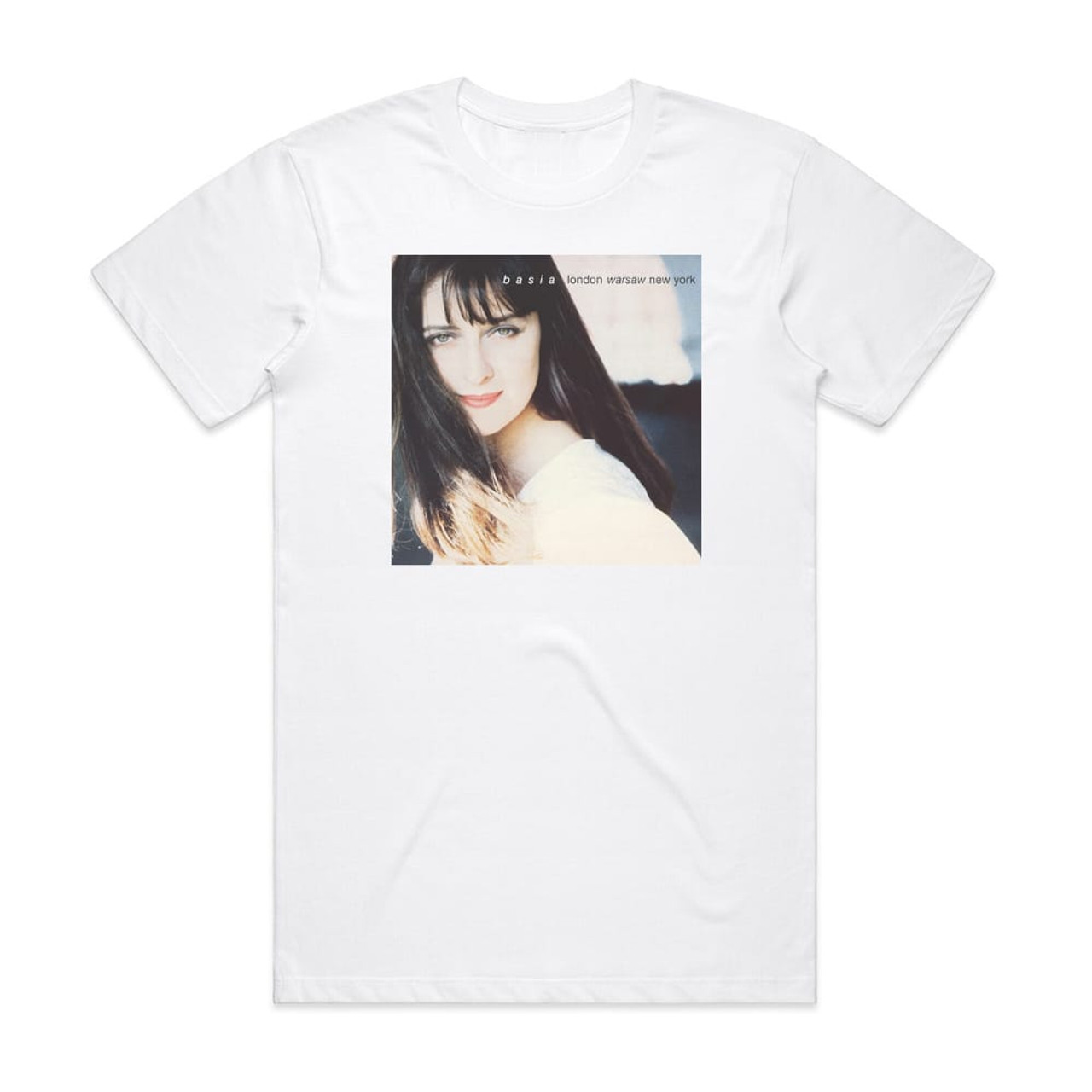 Basia London Warsaw New York Album Cover T-Shirt White