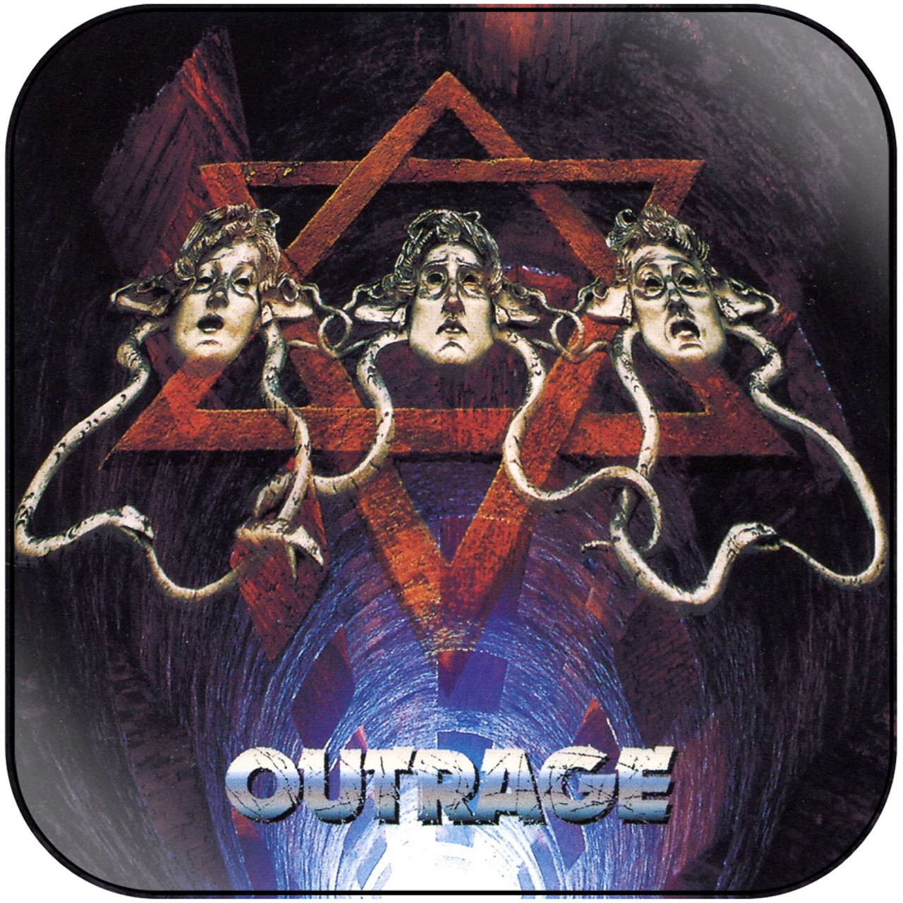 Outrage Life Until Deaf Album Cover Sticker