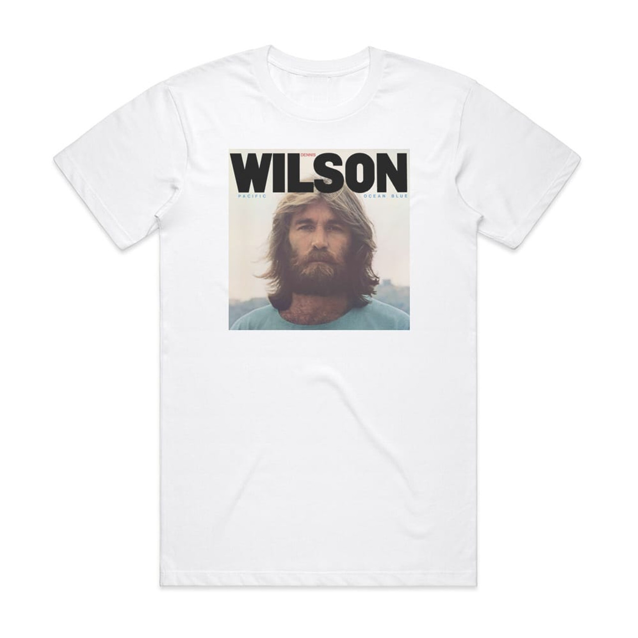 Dennis Wilson Pacific Ocean Blue Album Cover T-Shirt White