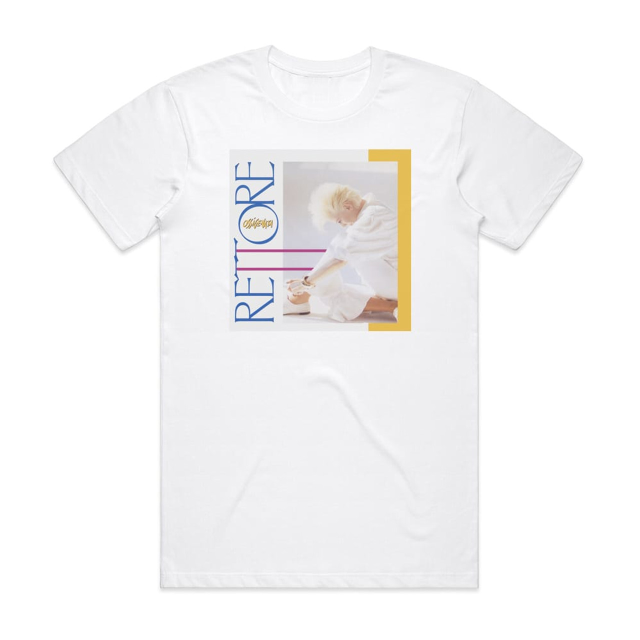 Donatella Rettore Ossigenata Album Cover T-Shirt White