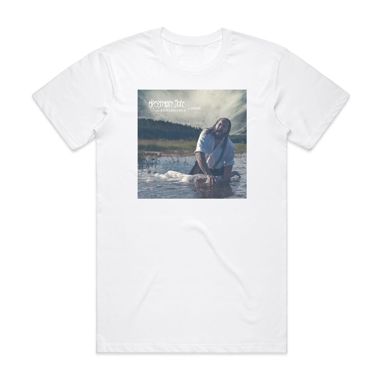 Decembre Noir The Renaissance Of Hope Album Cover T-Shirt White