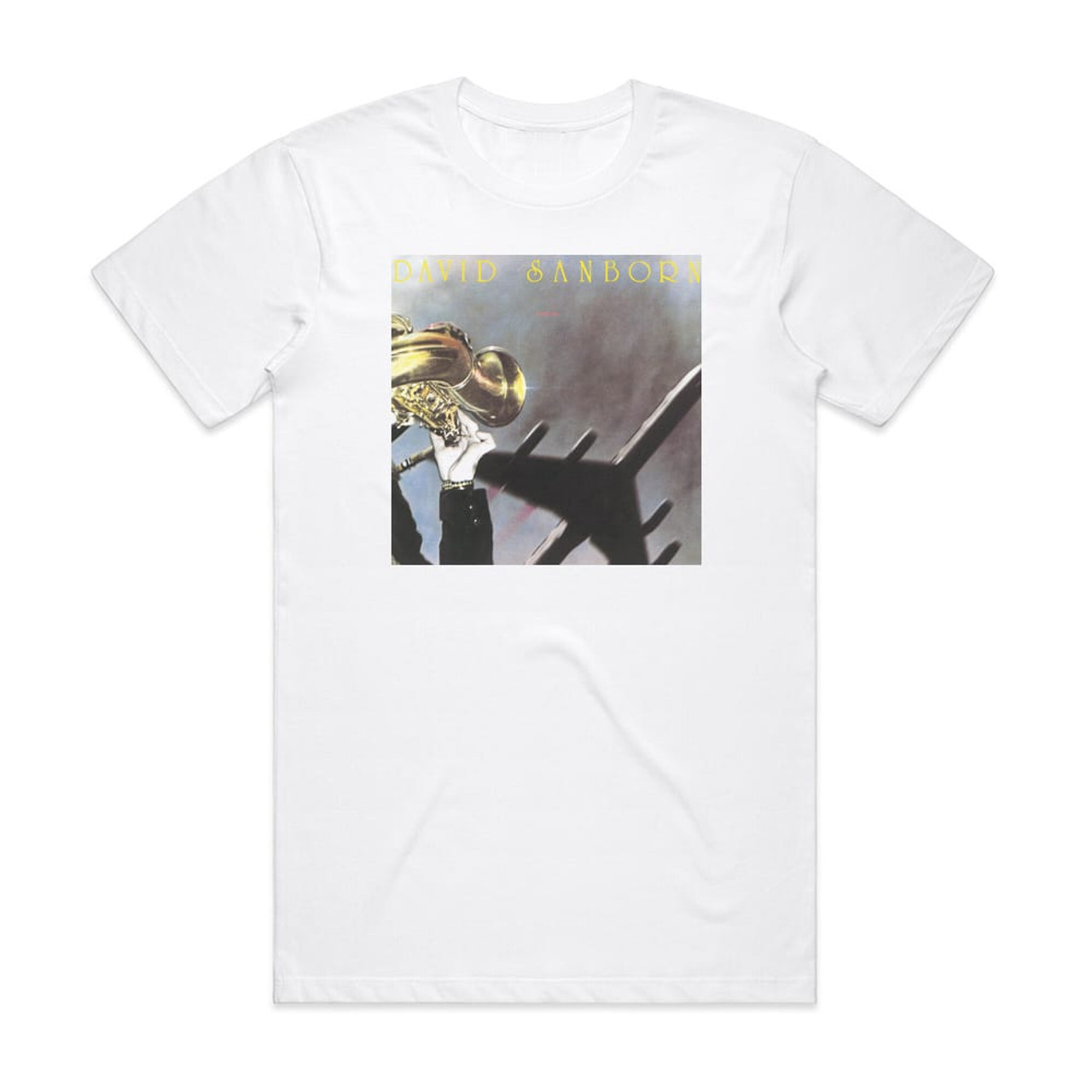 David Sanborn Taking Off Album Cover T-Shirt White