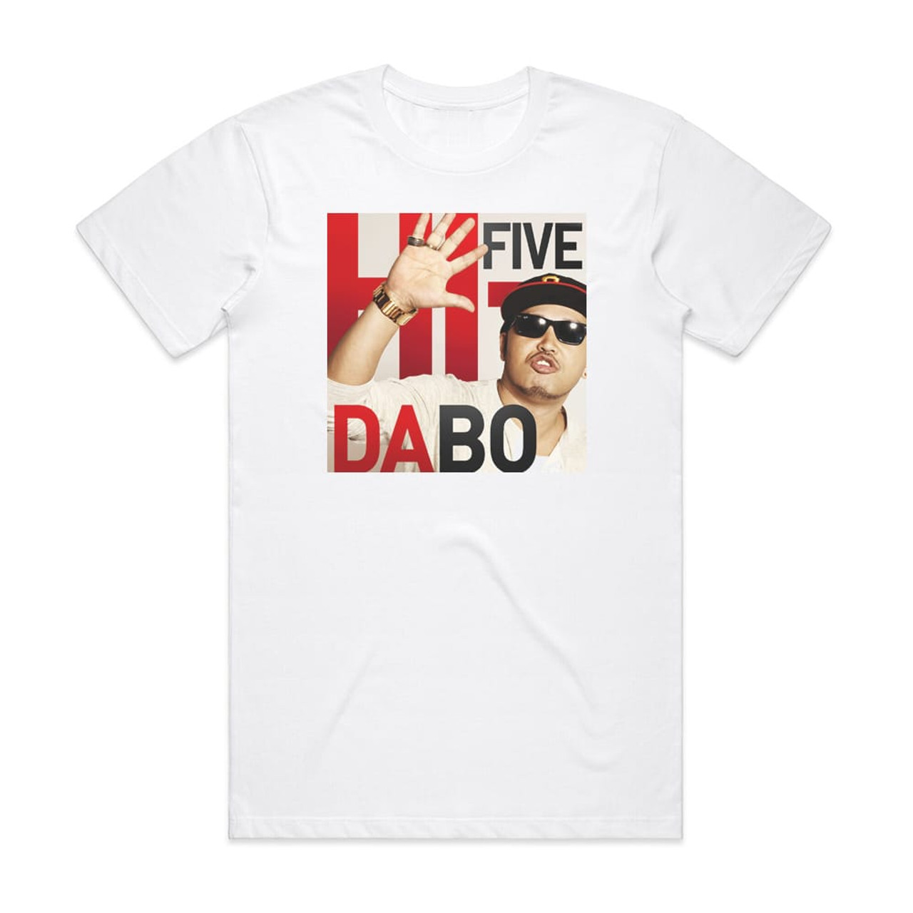 DABO Hi Five Album Cover T-Shirt White