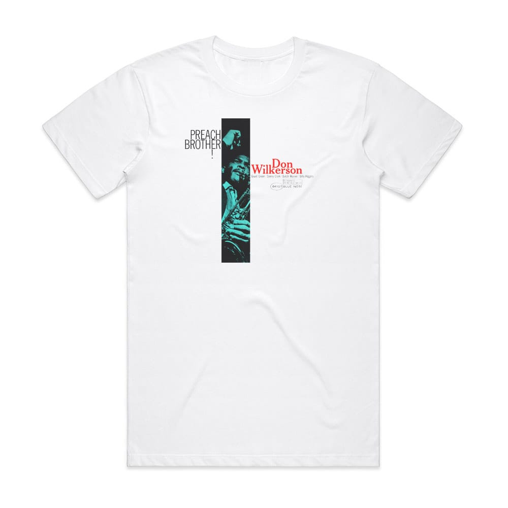 Don Wilkerson Preach Brother Album Cover T-Shirt White