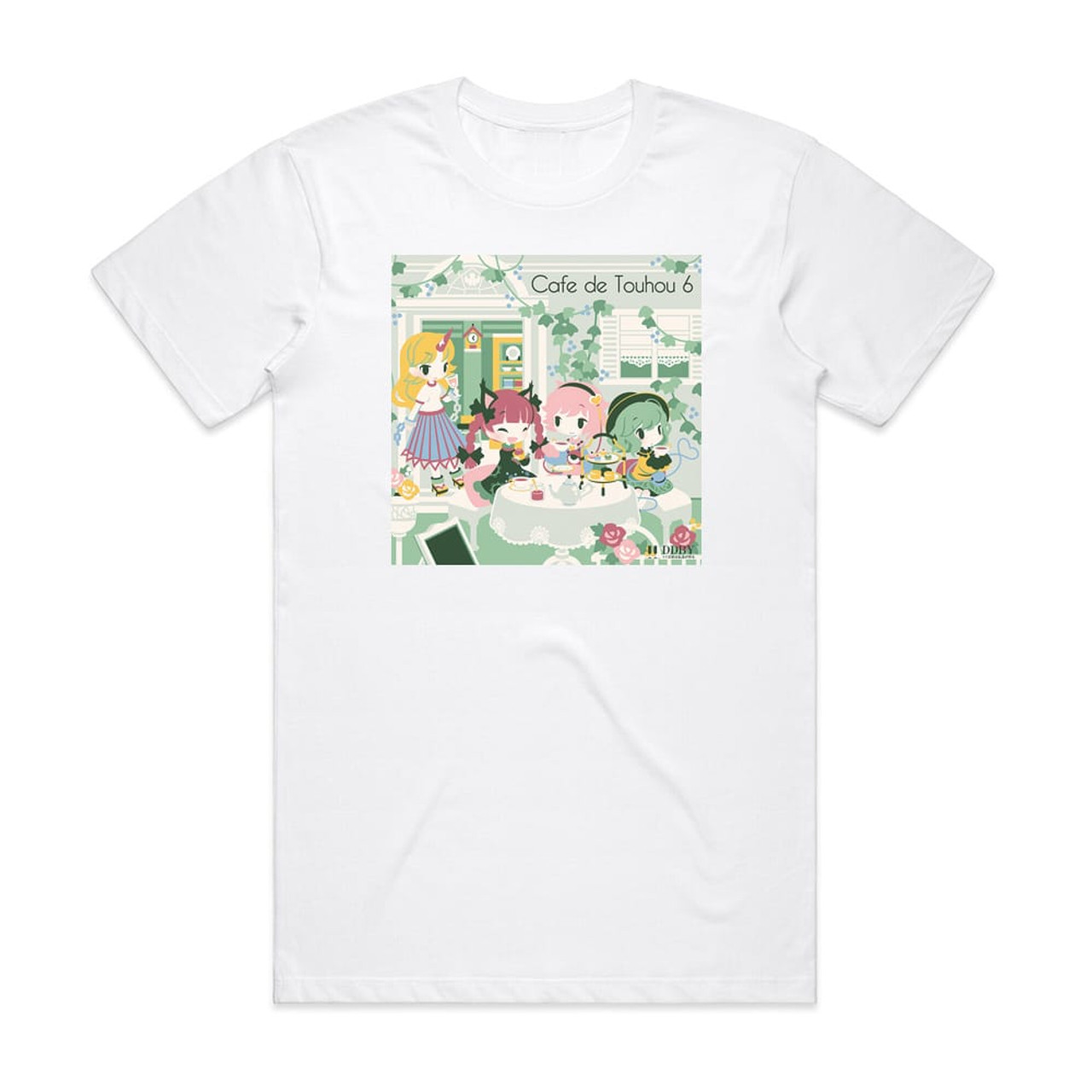 DDBY Cafe De Touhou 6 Album Cover T-Shirt White