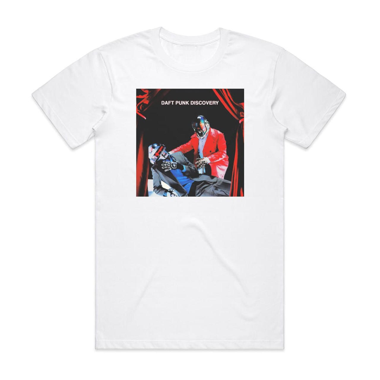 Daft Punk Discovery 2 Album Cover T-Shirt White