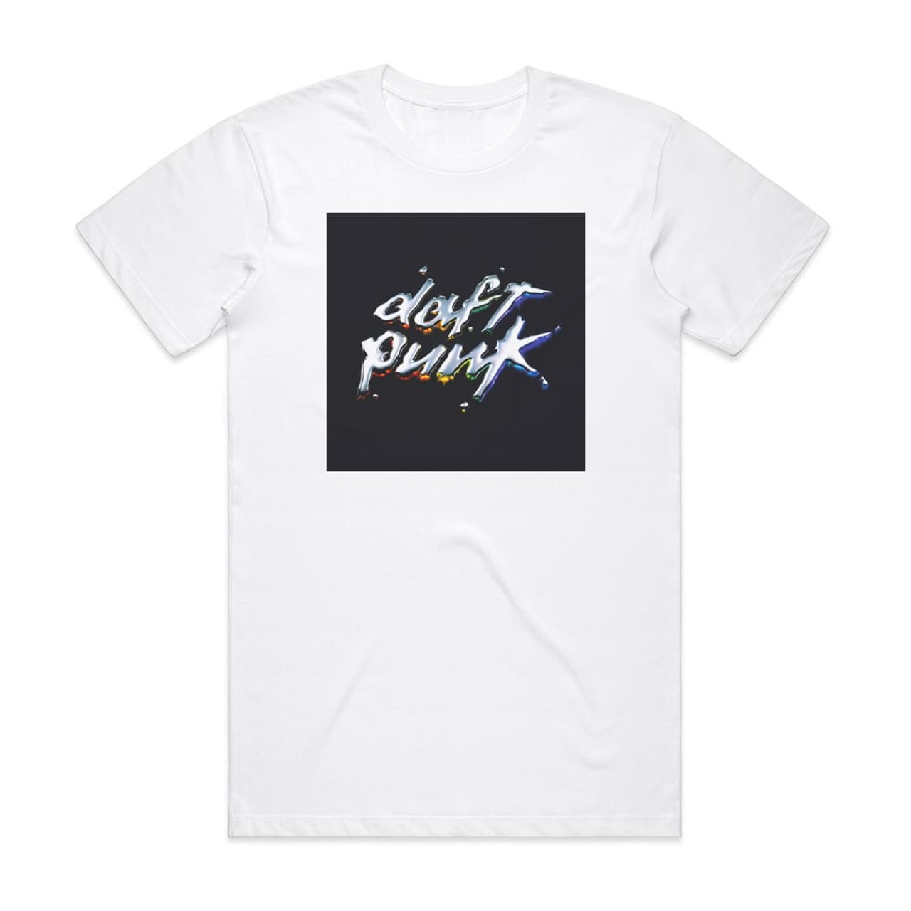 Daft Punk Discovery Album Cover T-Shirt White