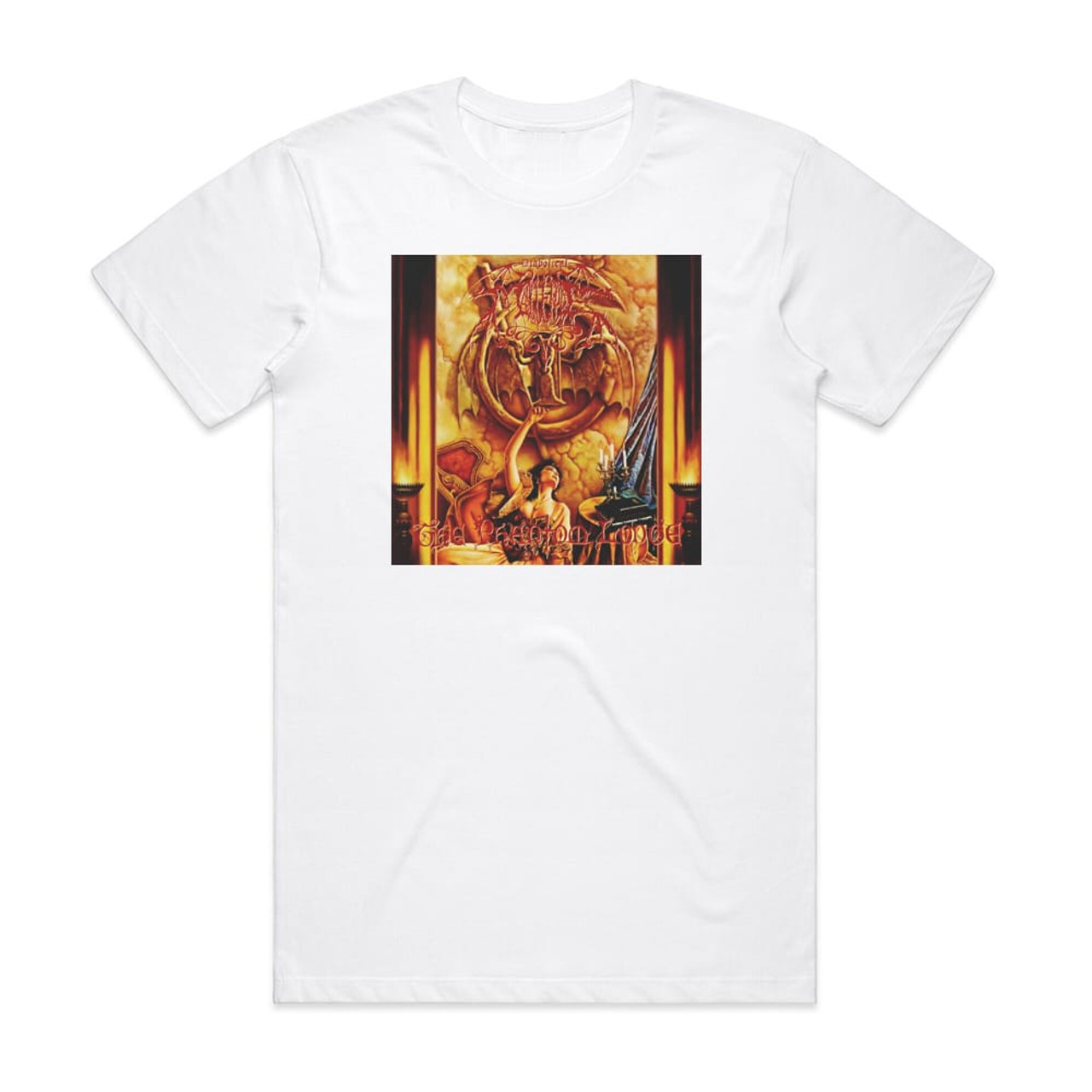 Diabolical Masquerade The Phantom Lodge 1 Album Cover T-Shirt White