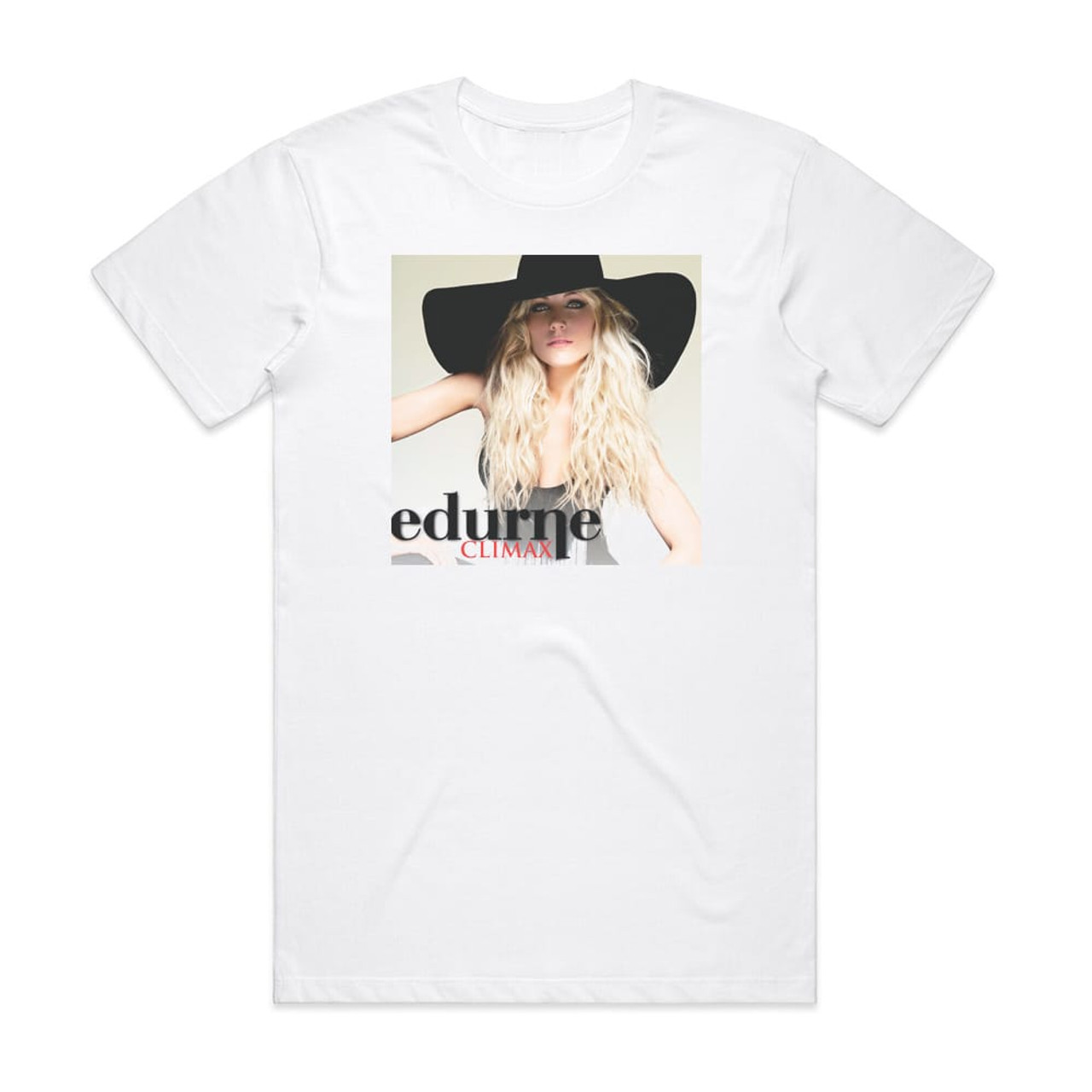 Edurne Climax Album Cover T-Shirt White