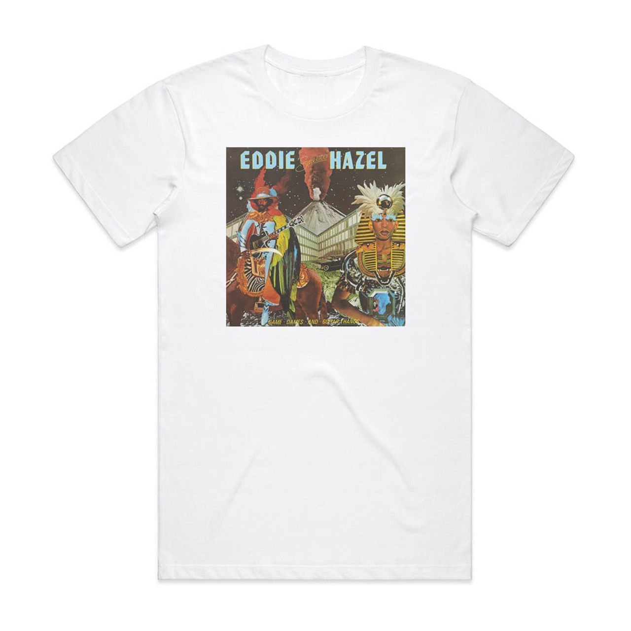 Eddie Hazel Game Dames And Guitar Thangs Album Cover T-Shirt White