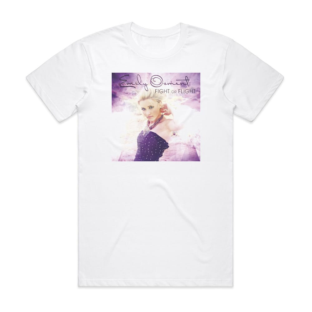 Emily Osment Fight Or Flight Album Cover T-Shirt White