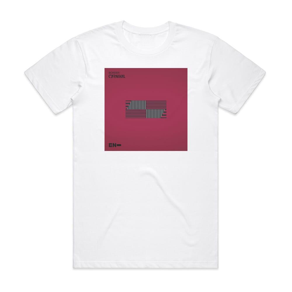 ENHYPEN Border Carnival Album Cover T-Shirt White
