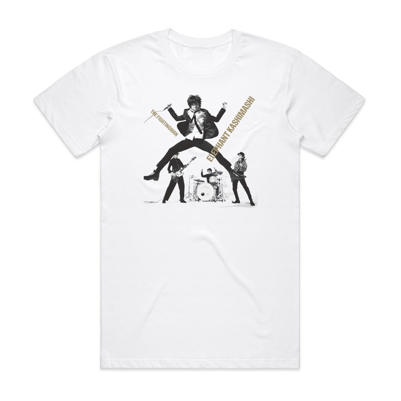 Elephant Kashimashi All Time Best Album The Fighting Man Album Cover  T-Shirt White