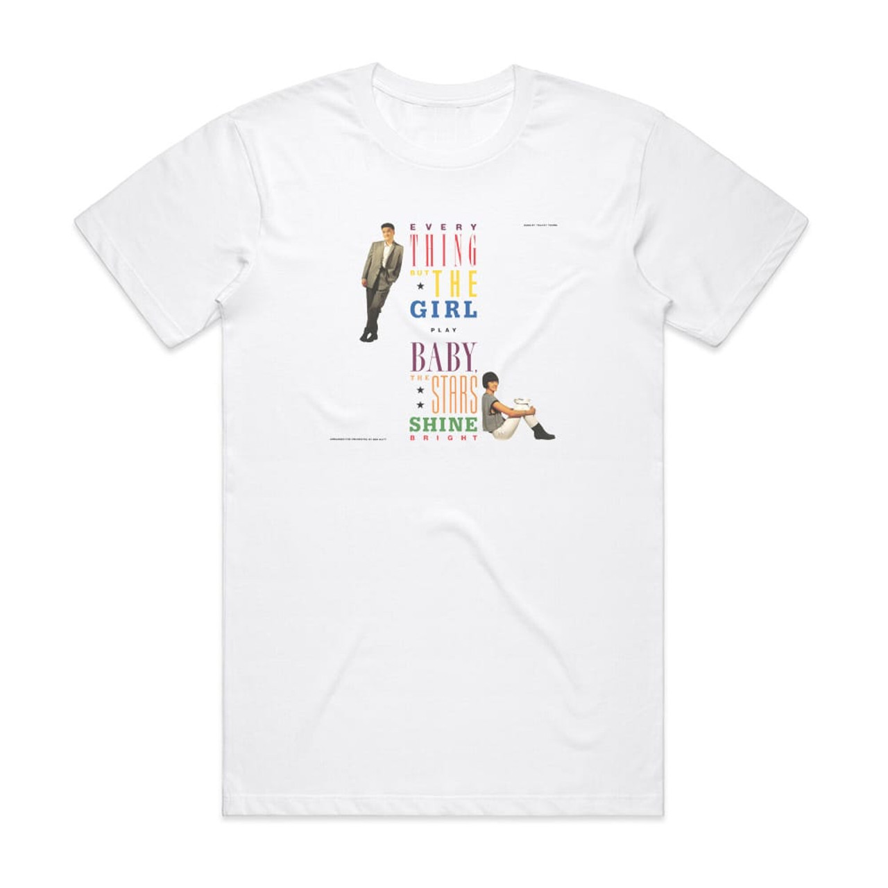 rødme Adgang Borgmester Everything but the Girl Baby The Stars Shine Bright Album Cover T-Shirt  White