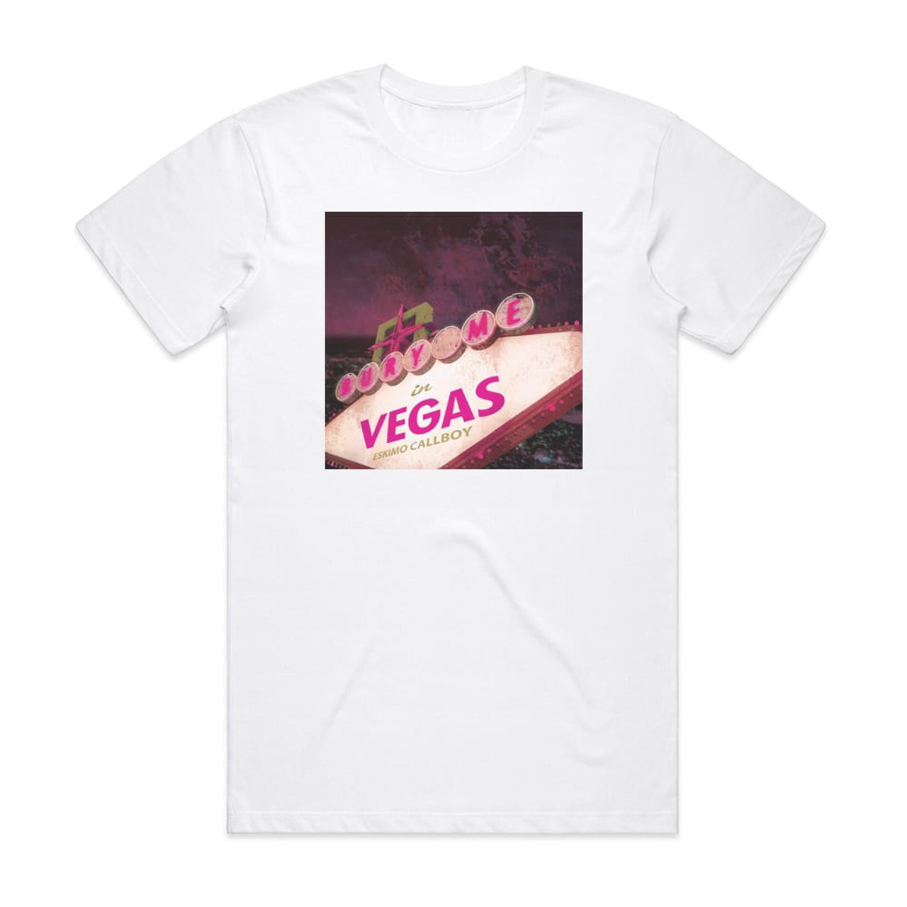 Eskimo Callboy Bury Me In Vegas Album Cover T-Shirt White