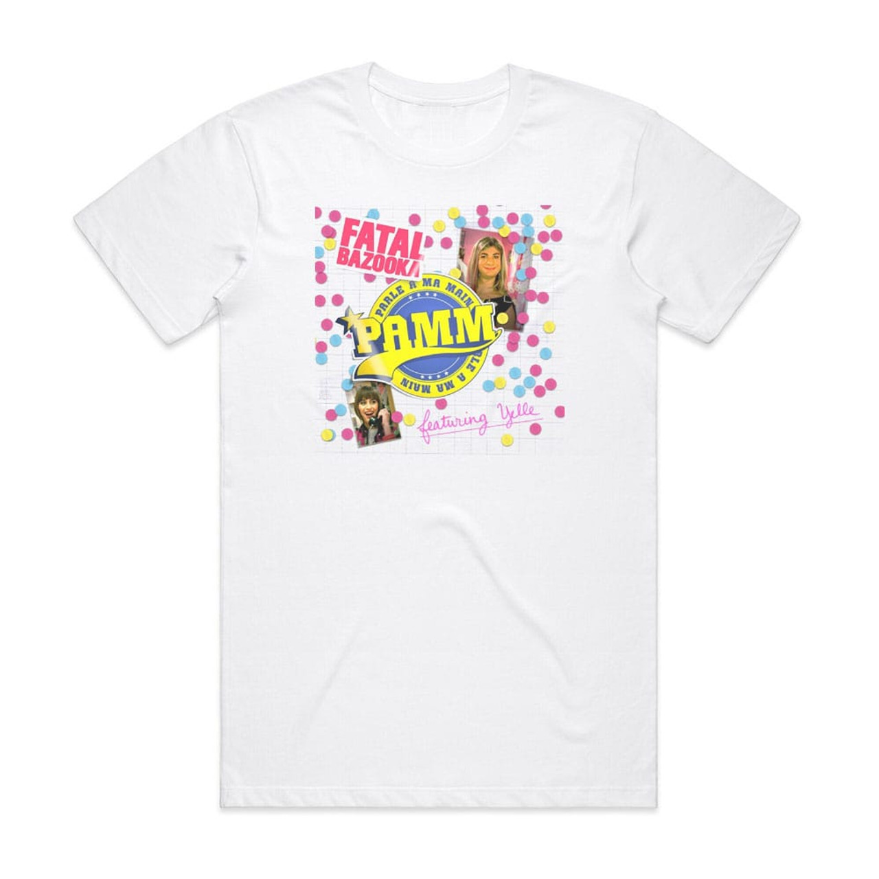 Fatal Bazooka Parle Ma Main Album Cover T-Shirt White