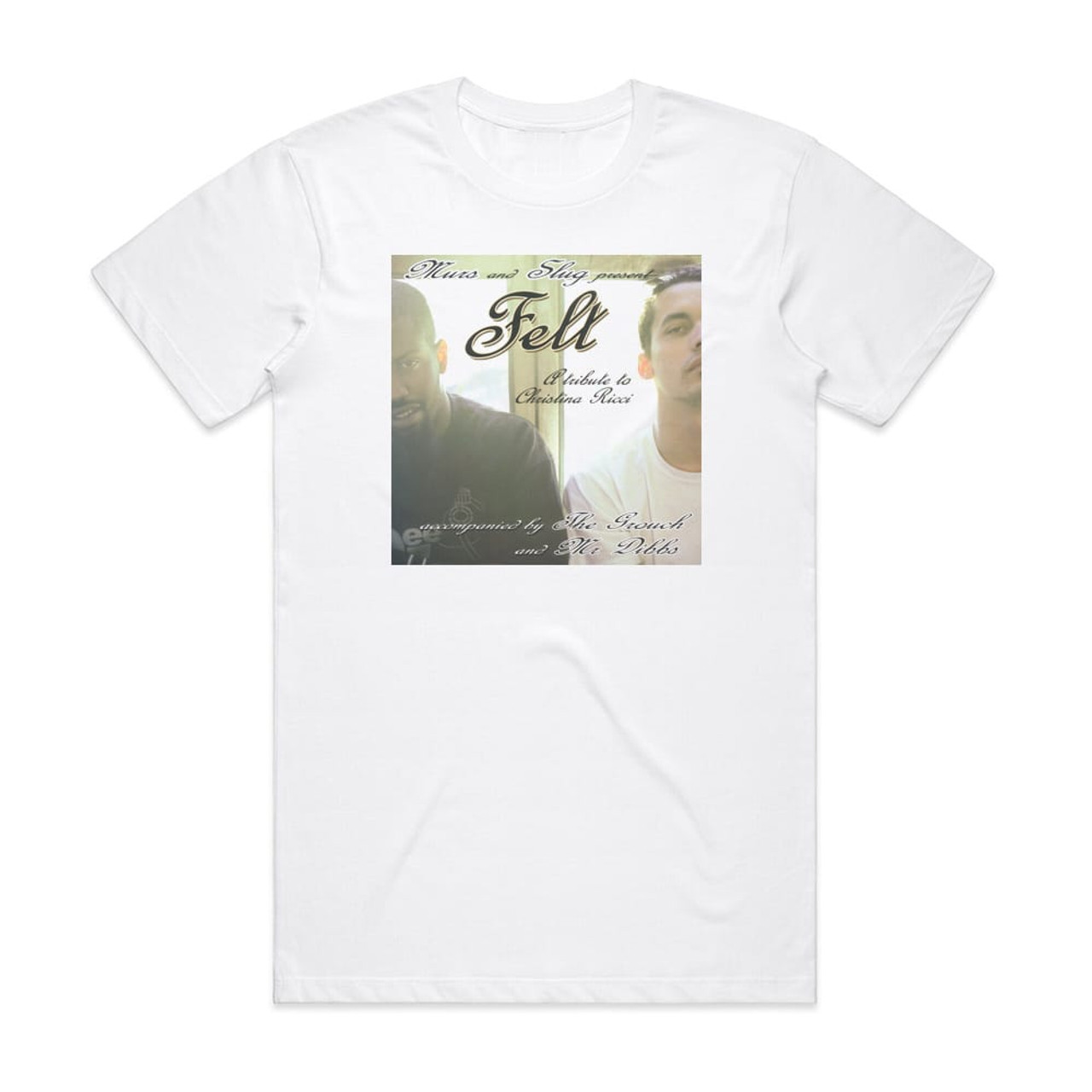 Felt Felt A Tribute To Christina Ricci Album Cover T-Shirt White