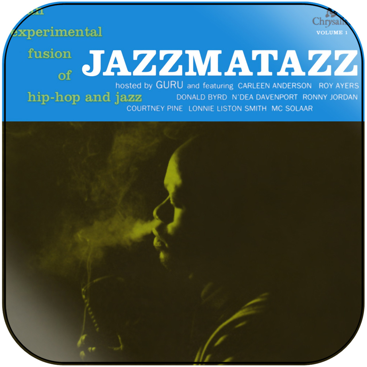 Guru Jazzmatazz Volume 1 Album Cover Sticker