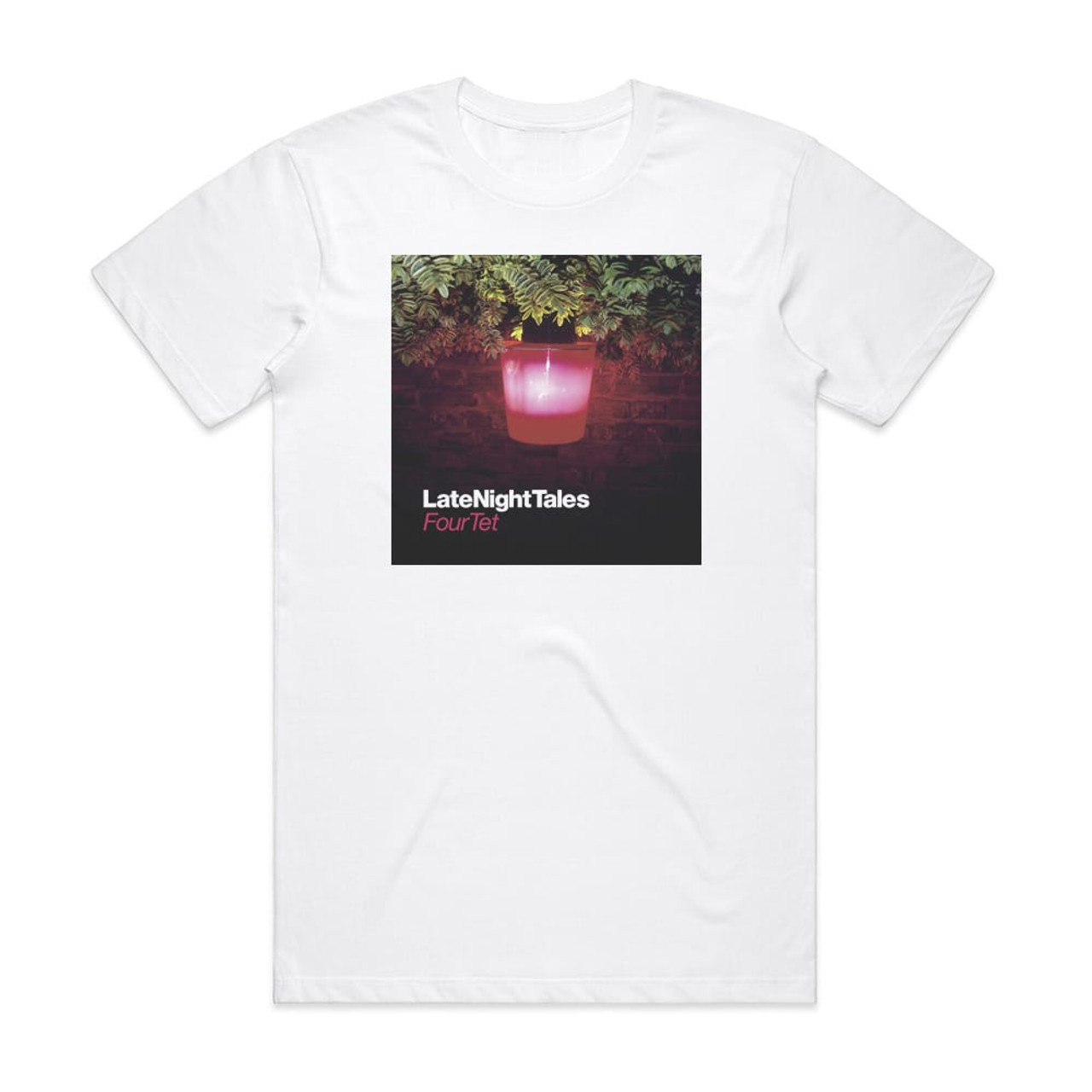 Four Tet Latenighttales Four Tet Album Cover T-Shirt White