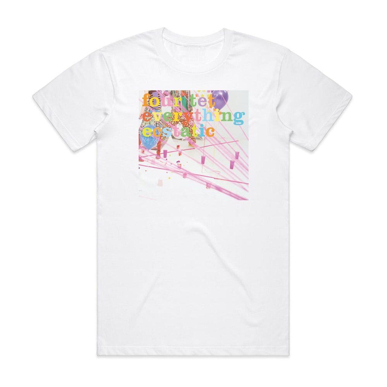 Four Tet Everything Ecstatic Album Cover T-Shirt White