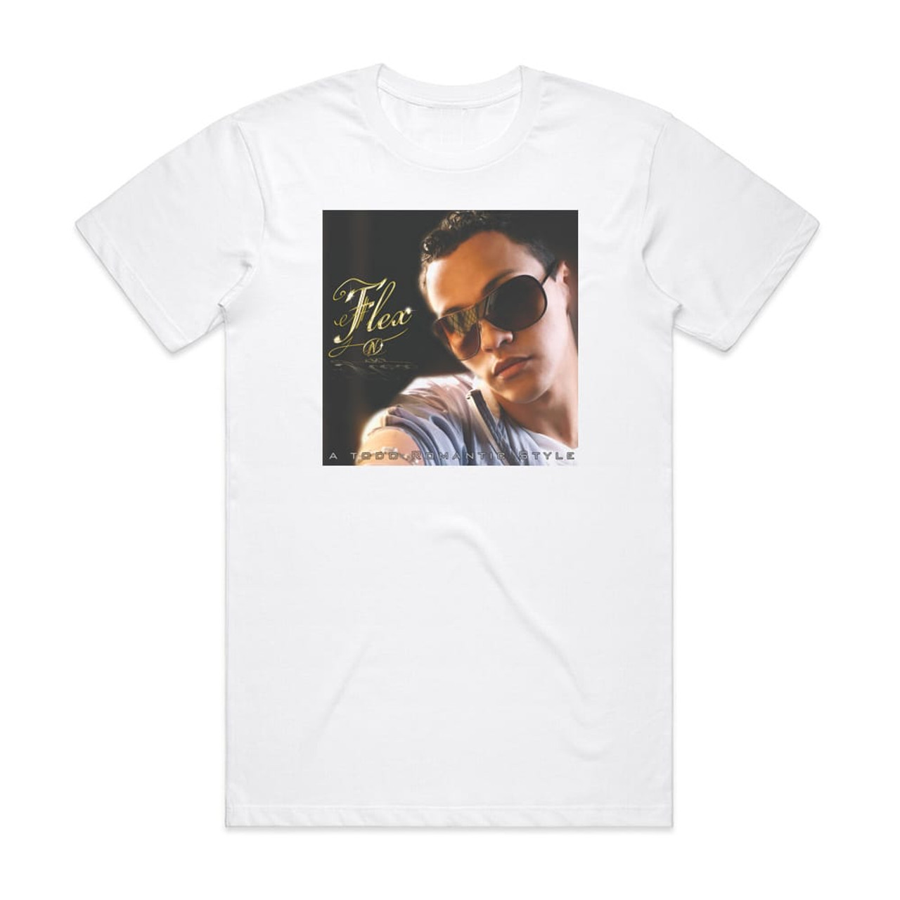 Flex A Todo Romantic Style Album Cover T Shirt White