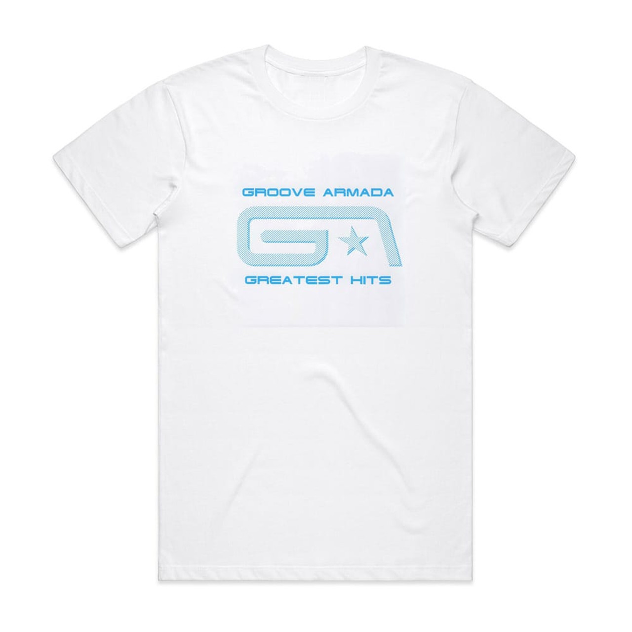 Groove Armada Greatest Hits Album Cover T Shirt White