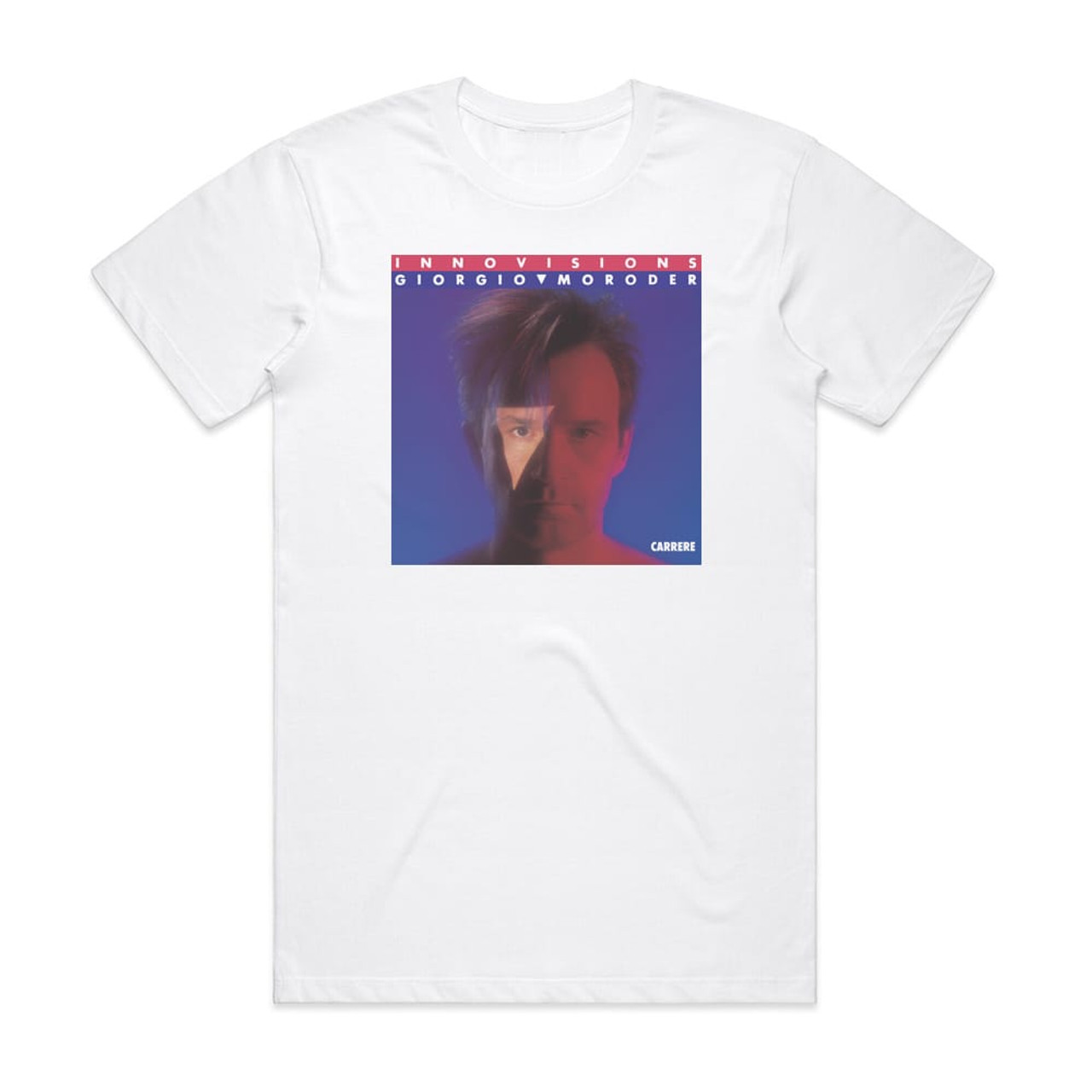 Giorgio Moroder Innovisions 1 Album Cover T-Shirt White
