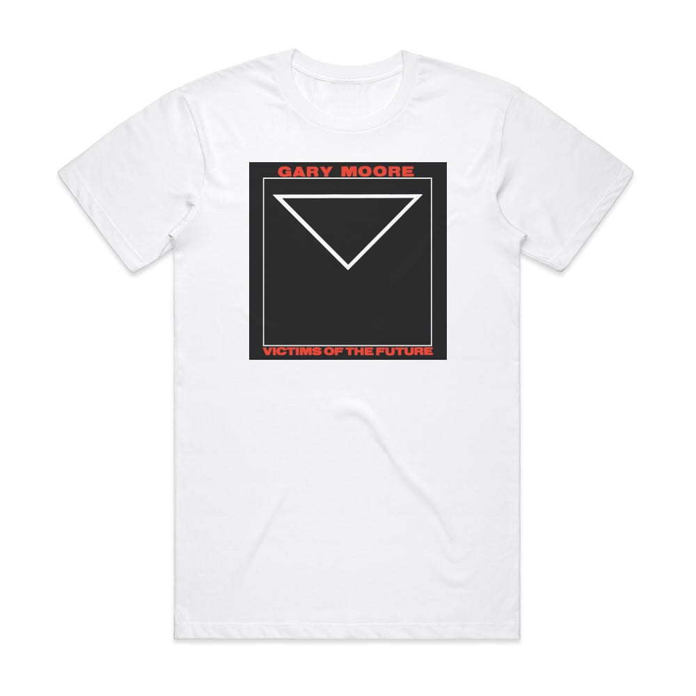 Gary Moore Victims Of The Future 1 Album Cover T-Shirt White