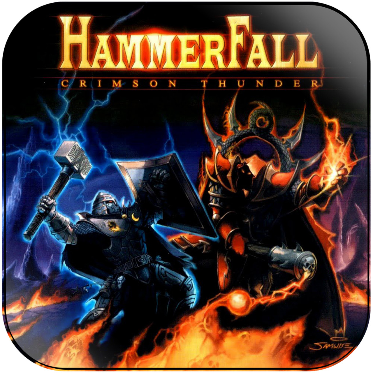 HammerFall - Crimson Thunder Album Cover Sticker