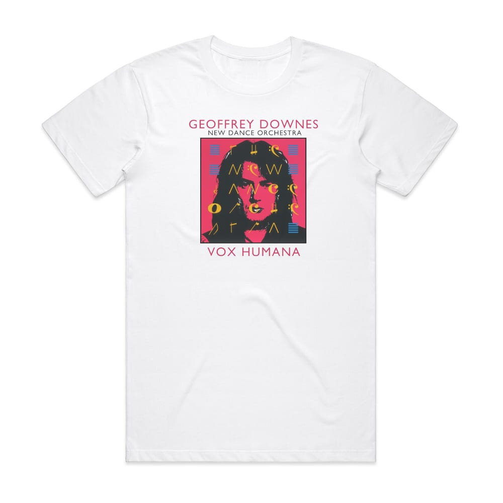 Geoff Downes Vox Humana Album Cover T-Shirt White