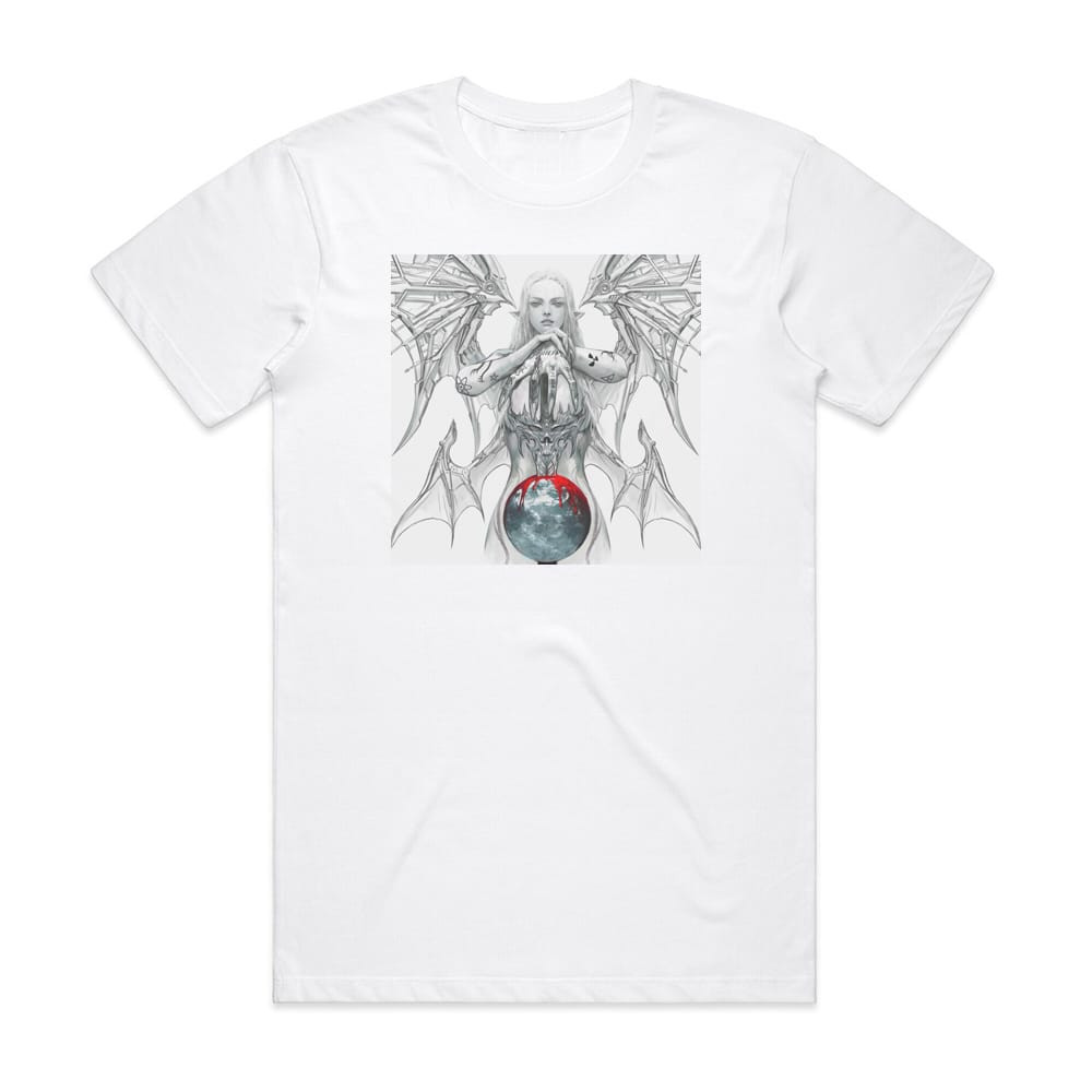 Grimes Miss Anthropocene Album Cover T-Shirt White