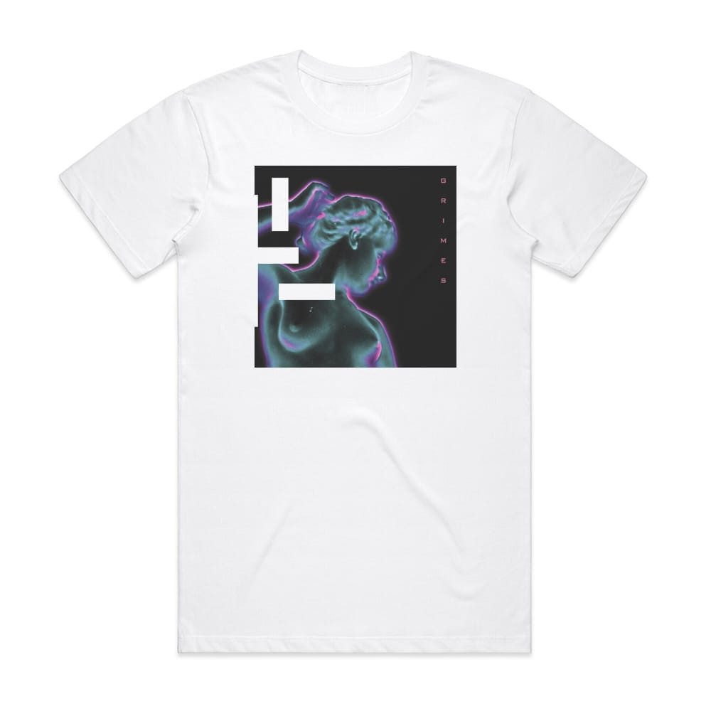 Grimes Halfaxa 2 Album Cover T-Shirt White