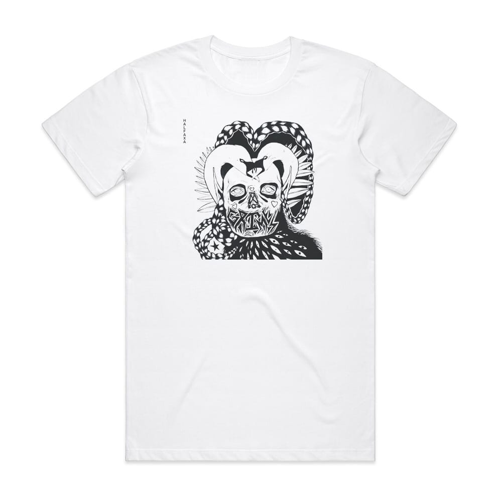 GRIMES HALFAXA Tシャツ Sサイズ 希少 グライムス Grimes Halfaxa 1 Album Cover T-Shirt White
