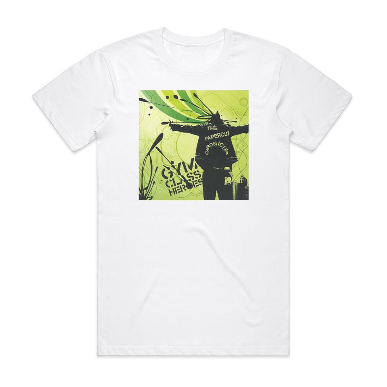 Gym Class Heroes The Papercut Chronicles Album Cover T-Shirt White
