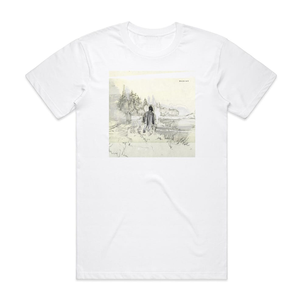 Gerard Manset Un Oiseau Sest Pos 1 Album Cover T Shirt White