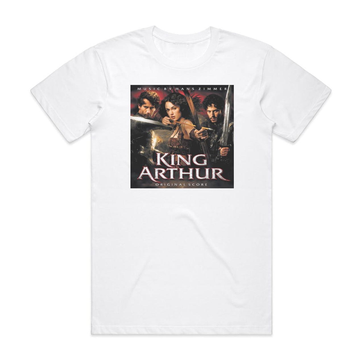 Hans Zimmer King Arthur Album Cover T-Shirt White