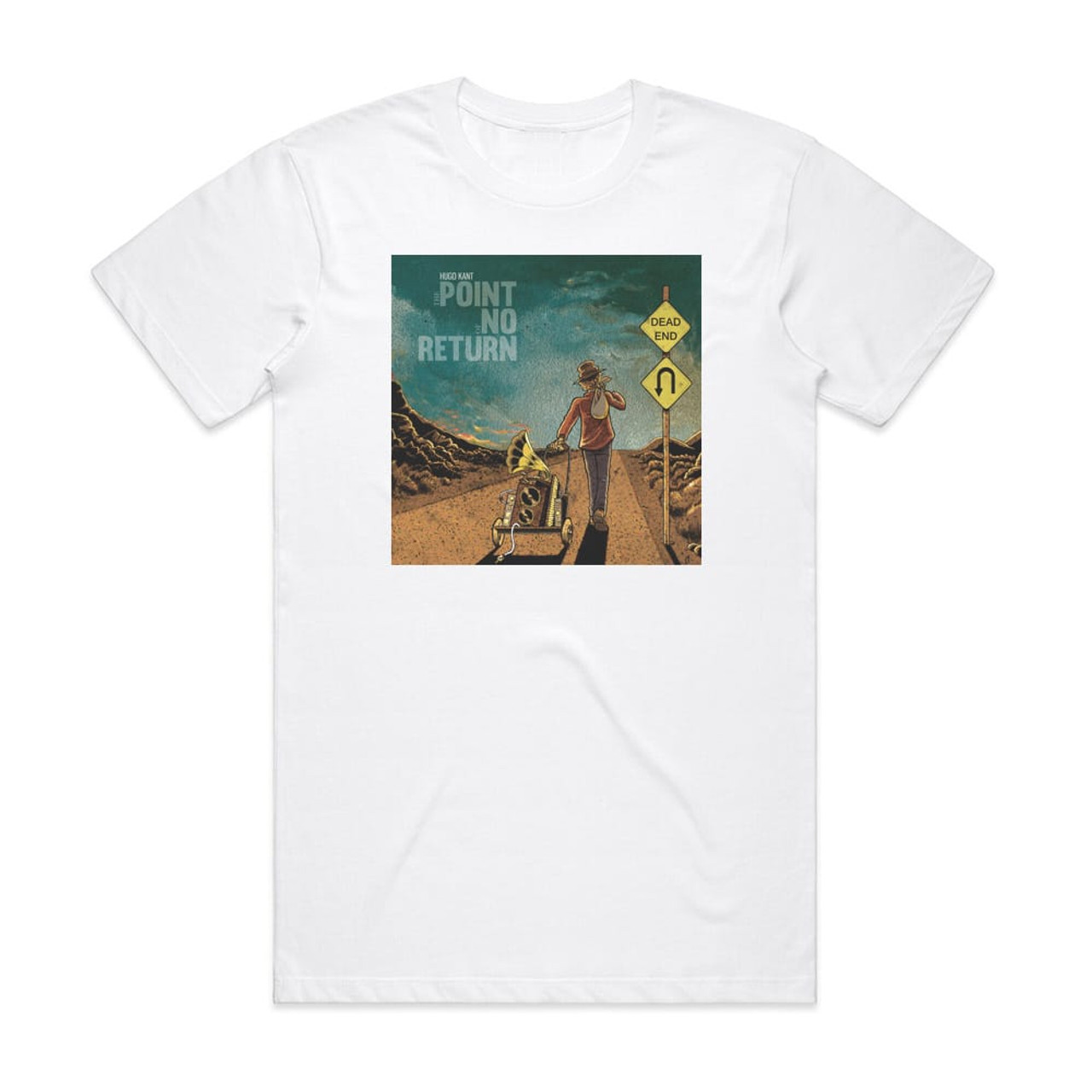 Hugo Kant The Point Of No Return Album Cover T-Shirt White