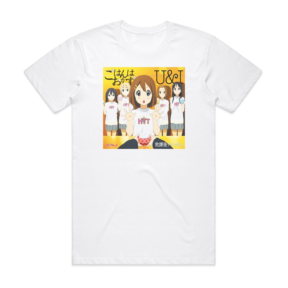 HO-KAGO TEA TIME Ui Album Cover T-Shirt White
