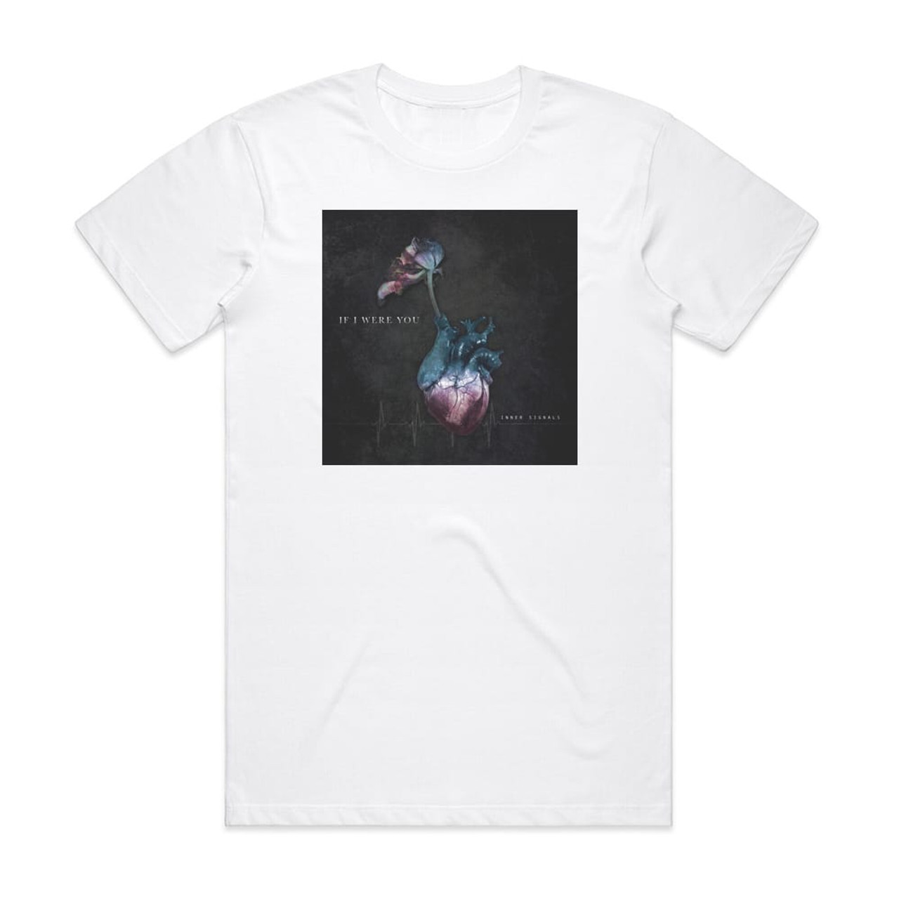 If I Were You Inner Signals 1 Album Cover T-Shirt White